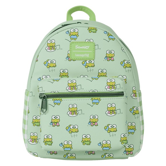 Loungefly Other - Sanrio Loungefly Exclusive Keroppi Gingham Mini Backpack